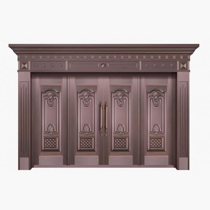 豪華四開純銅大門